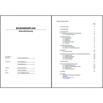 Businessplan Metallbau / Schlosser